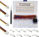 Keszoox Jst SH1.0mm RlN^Lbg v~AvNvhP[u SPRacing F3 Omnibus F4 Pro F7 [VOh[C[Lbg v140sh1.0RlN^10F25028AWGP[u