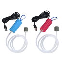 (Manaheart) USB ミニエアレーションポンプ 2個セット ブクブク エアーポンプ アクア 150 80 小型水槽 車用 車載 携帯サイレントフォース 4000 ゴムボート ゴム ゴムノズルのみ ゴムノズル 業務用 逆止弁 外用 ホース吸盤 ノ