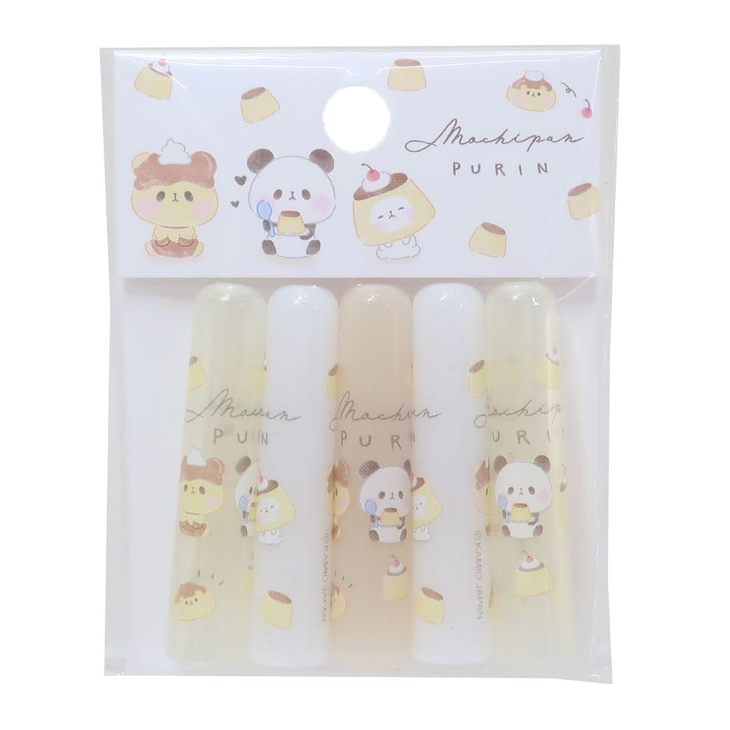 もちもちぱんだ[鉛筆キャップ]えんぴつカバー5本セット/プリン