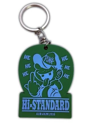 Hi-STANDARD（ハイスタンダード）主催 AIRJAM2016 オフィシャルグッズ 限定商品 HS_Hongolian PVCキーホルダー （緑青）