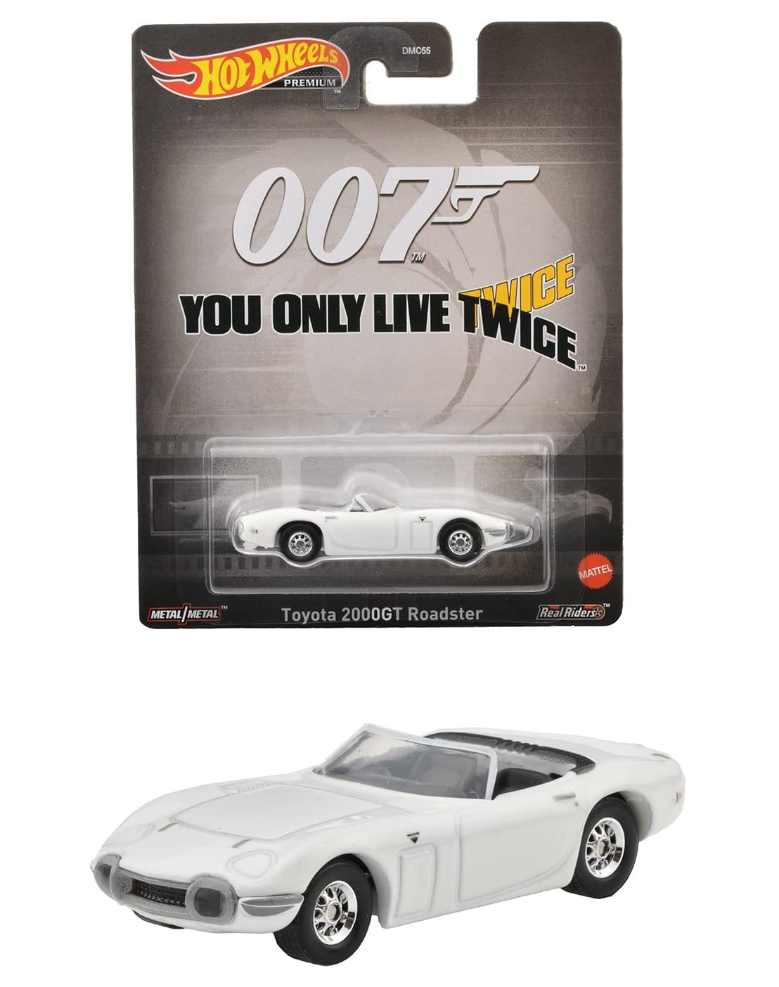 ホットウィール(Hot Wheels) レトロエンターテイメント 007は二度死ぬ - トヨタ 2000GT ロードスター 【3才~】 HKC27