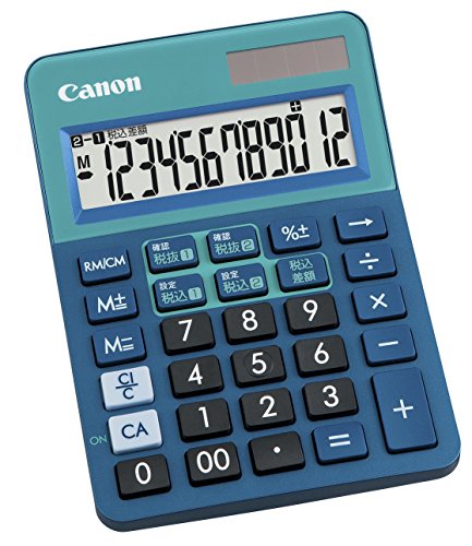 税率改定・変動税率にも対応。6つの税計算キーを搭載。本体サイズ:104 x 145 x 25(mm)重量 : 117g