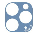 EYLE iPhone 11Pro / 11Pro Max JtB i's Deco SMOKY BLUE XEI13-ID-B12