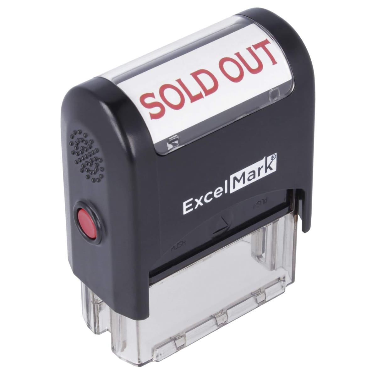 Sold Out Self Inkingラバースタンプ – レッドインク( ExcelMark a1539 )