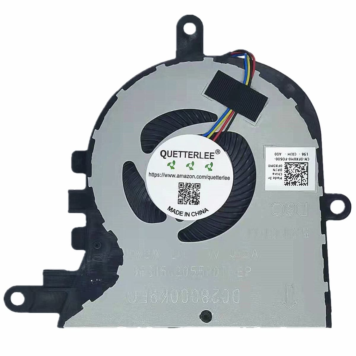 QUETTERLEE 交換用CPU冷却ファン Dell Latitude 3590 L3590 E3590 Inspiron 15 5570 5575 5770 3585 17-3780 3793 5770 Vostro 3580 3590 3591 3