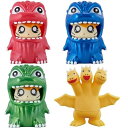 ムービーモンスターシリーズ 4体セット ゴジハムくん(メタリックレッドver.)(メタリックブルーver.)(メタリックグリーンver.)+ちびギドラ(3)