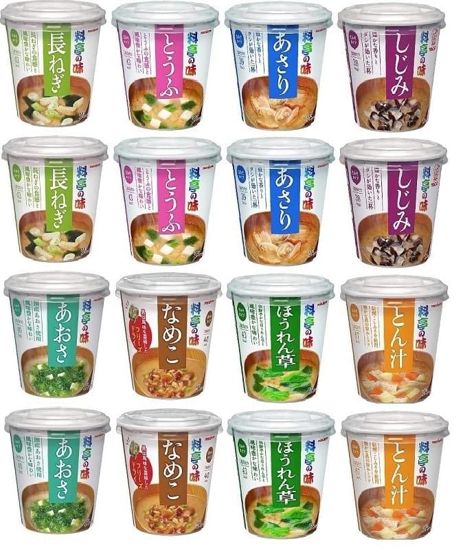 マルコメ カップ みそ汁 料亭の味 【 限定 全16食 】 8種×各2個 食べ比べ アソート セット 味噌汁 16個