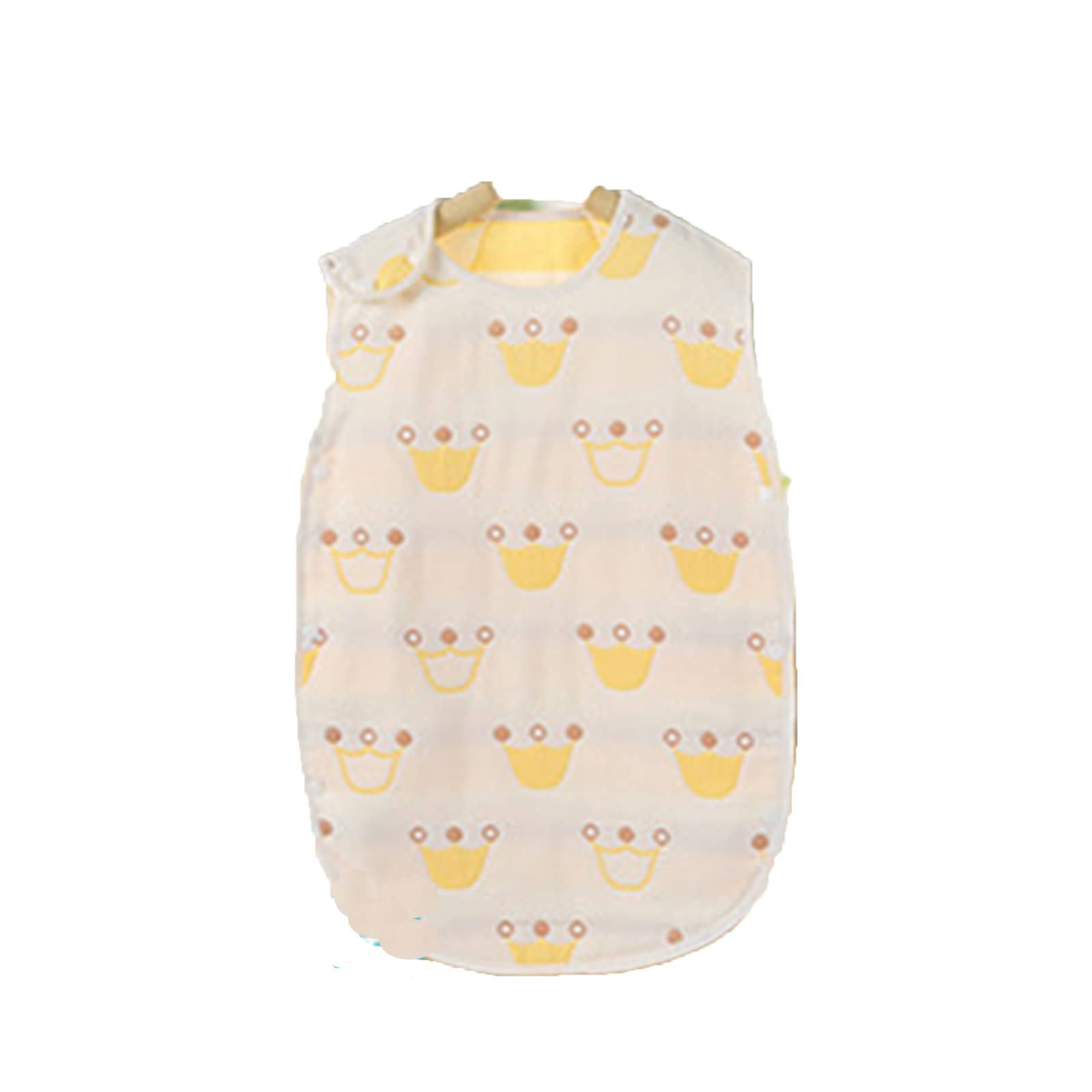 [Laff tigo.] ベビースリーパー 新生児から3歳頃まで コットン100% 綿100% 女の子 男の子 0歳 1歳 2歳 3歳 春夏秋冬 ガーゼ ベビー寝袋 (ピンク, M)