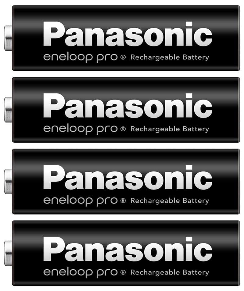 パナソニック eneloop pro 単3形充電池 4本パック ハイエンドモデル BK-3HCD/4H 充電式ニッケル水素電池 NI-MH AA battery min.2500mAh 150回繰り返し 充電済 日本製 〔BK-3HCD/4HA 同等品〕
