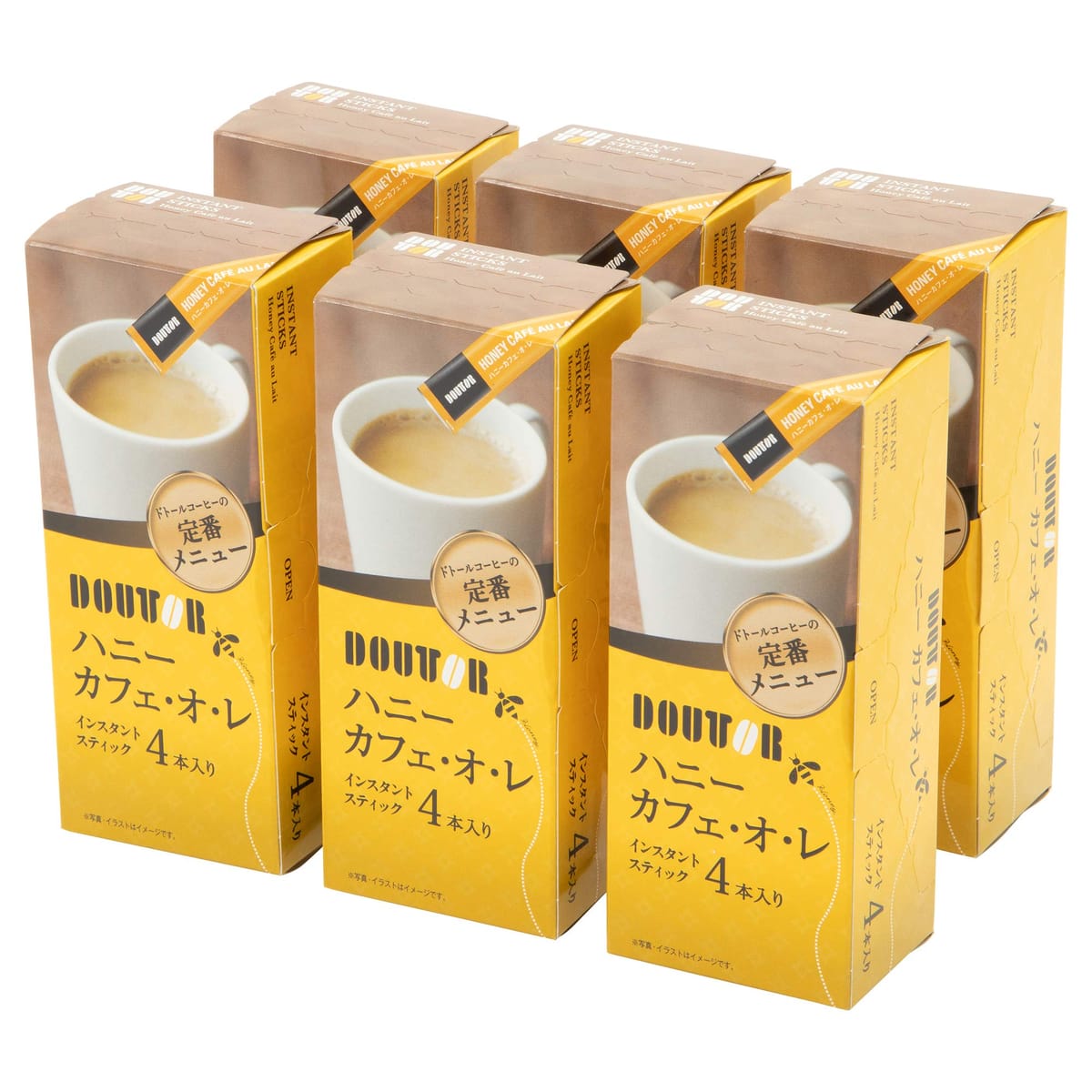 ドトールコーヒー スティックハニーカフェオレ 4P×6箱のサムネイル