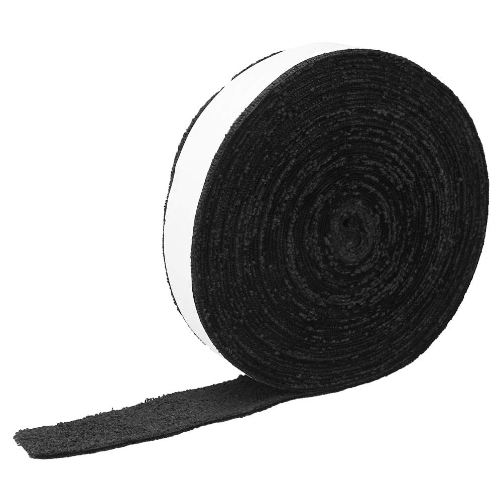 factory ラケット グリップテープ テニス バドミントン スポーツ タオルグリップ 滑り止め 吸収 (10m, ブラック)