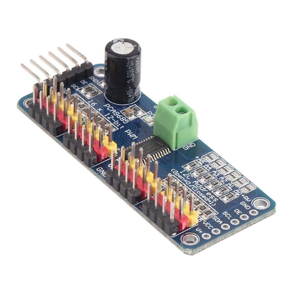 HiLetgo PCA9685 16チャンネル 12-ビット PWM Servo モーター ドライバー IIC モジュール Arduinoに対応 ロボット