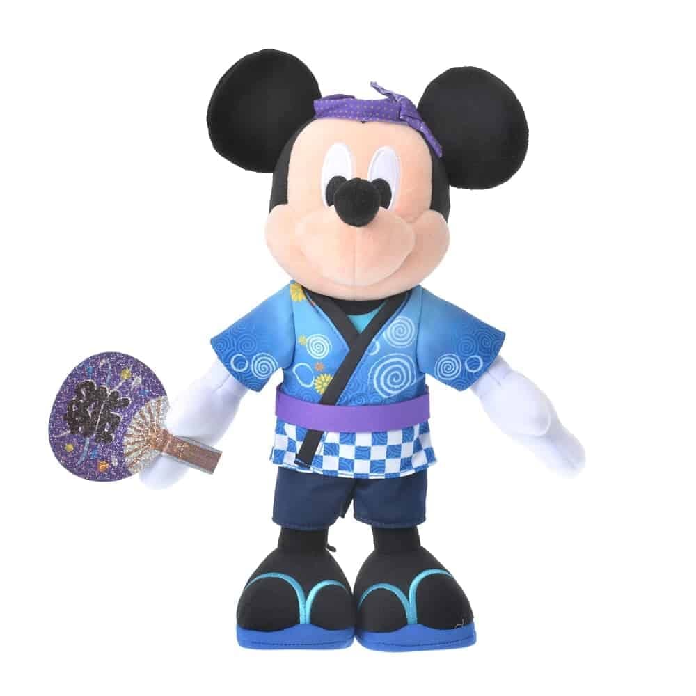 ディズニーストア日本文化シリーズミッキーぬいぐるみ。 31cm。 BGJ060