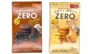 ロッテ ZERO シュガーフリービスケット 2種アソートセット (ショコラ・バター) 各種1箱ずつ 合計2箱セット
