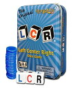 lcr - le droit au centre gauche - famille jeu de d?s - bleu-LCR - Left Center Right - Family Dice Game - BLUE