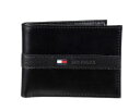Tommy Hilfiger トミーフィルフィガー 財布 メンズ Men 039 s Leather Ranger Passcase Wallet (Black)