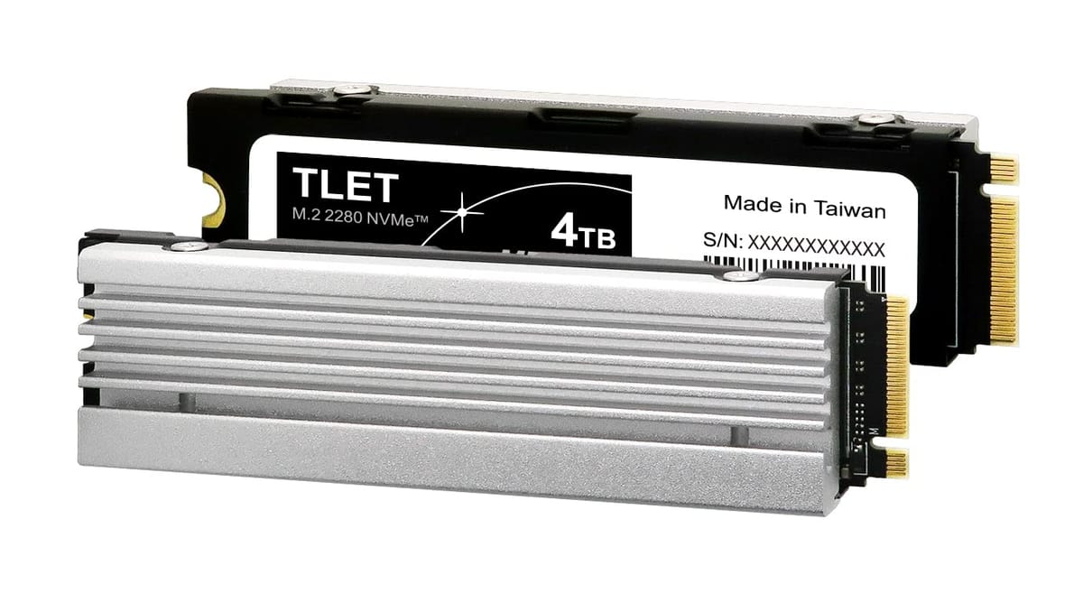 東芝エルイートレーディング TLET PS5動作確認済 ヒートシンク搭載 内蔵SSD 4TB PCle Gen4x4 M.2 2280 国内サポート正規品 TLD-M7A04T4