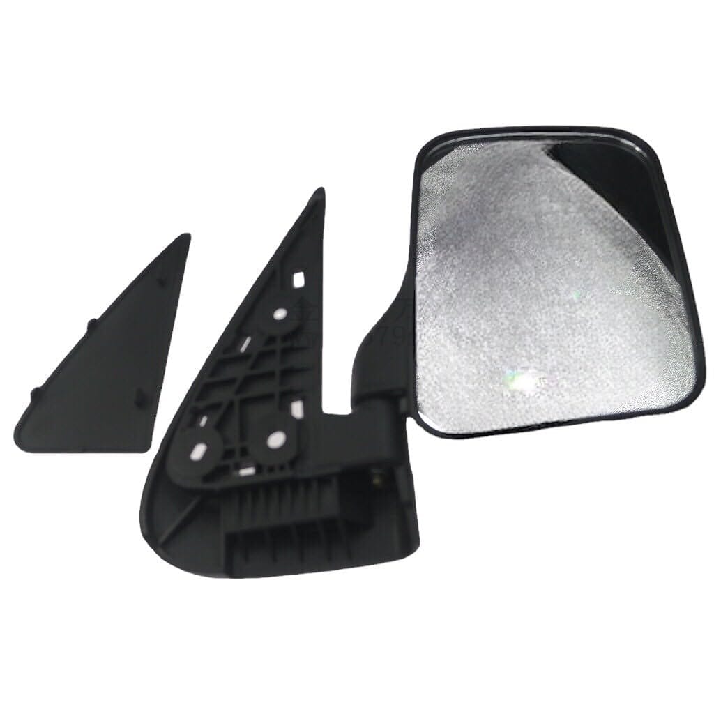 ダイハツ ハイゼット トラック サイドミラー 交換 S100P S200P S200C S210P S210C S210P S211P 左右セット 左のみ 右のみ 左側 助手席側 右側 運転席側 社外品 汎用 互換 修理 (右/運転席側のみ（ブラック）)