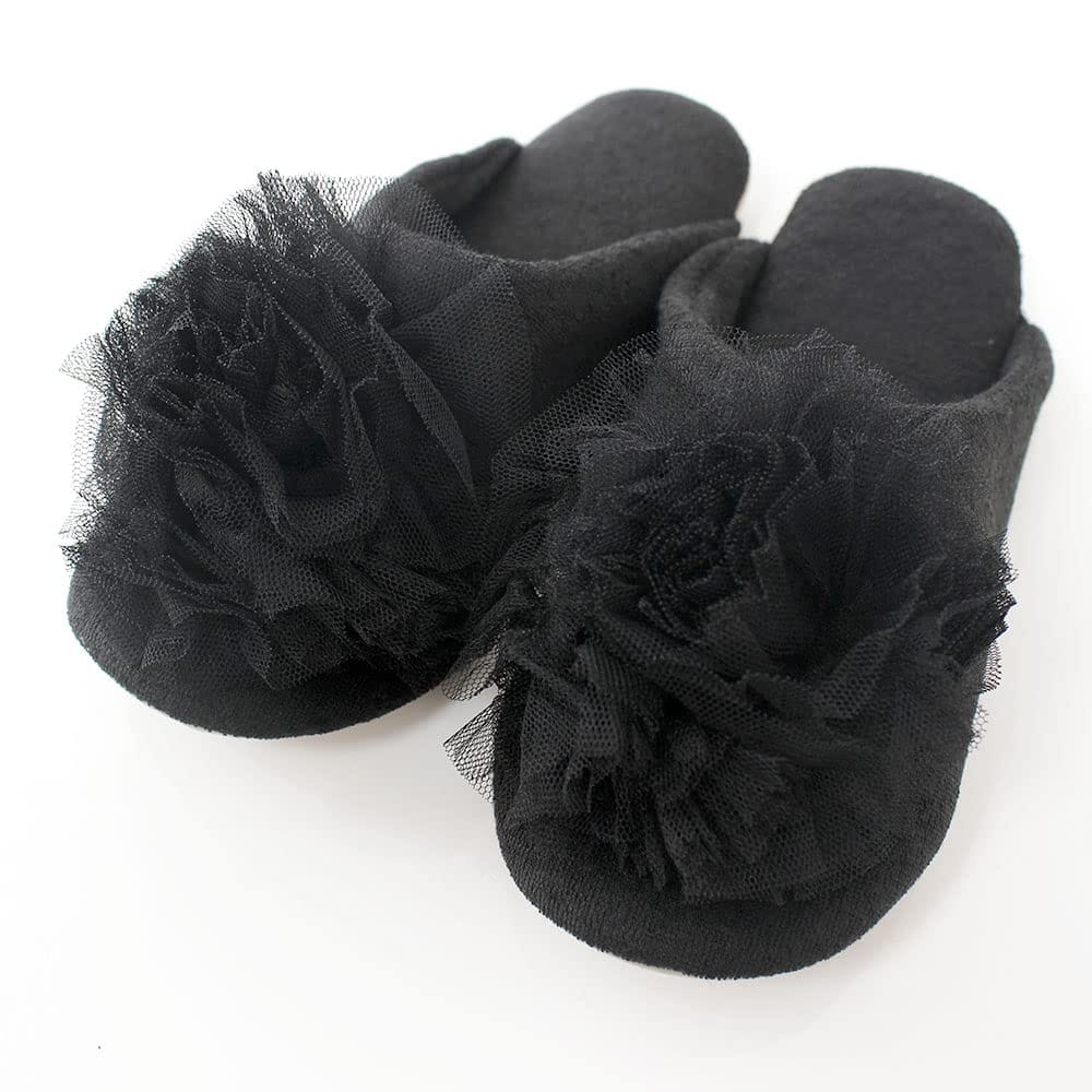 [チュチュ] レース スリッパ ルームシューズ