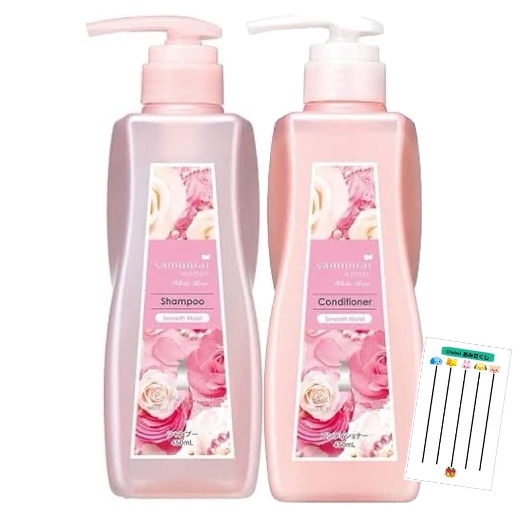 サムライウーマン Samourai woman シャンプー コンディショナー 各450ml ポンプセット +Chabelくじ (ホ..