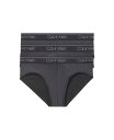 Calvin Klein メンズ 3パック マイクロストレッチ ウィッキング ヒップブリーフ NB2568