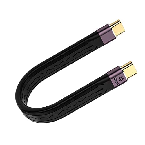 APEXSUN 硼USB C֥ USB C - USB C 0.4ե ե쥭֥륱֥ Thunderbolt 4/3...
