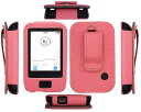 Dexcom Receiver G6 CGM用フィットレザーケース(カラビナ&ストラップ付き)スクリーンプロテクター付き