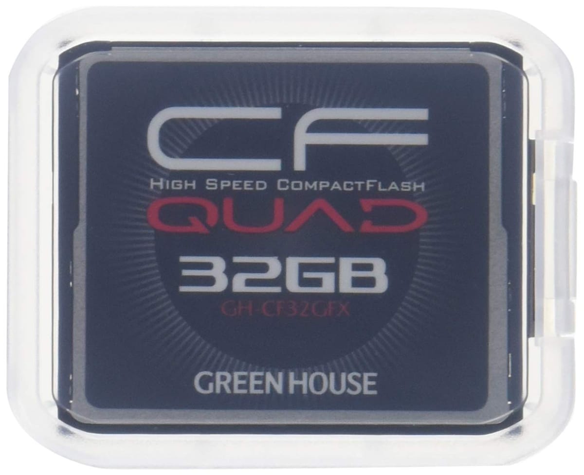 グリーンハウス UDMA5対応 433倍速コンパクトフラッシュ 32GB 2