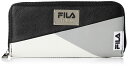 [フィラ] フェイクレザー 財布 長財布 ラウンドファスナー メタル 切り替え FIMS-0401 レディース FIMS-0401BK ブラック