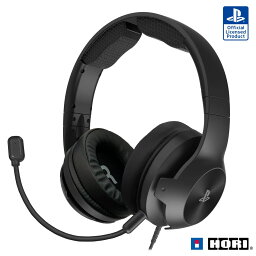 【PS5動作確認済】ホリゲーミングヘッドセット ハイグレード for PlayStation®4 ブラック【SONYライセンス商品】