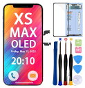 SIMDOG iPhone Xs MAX OLED スクリーン交換、6.5インチ 3Dタッチスクリーンディスプレイ LCDデジタイザーではありません 修理ツール...