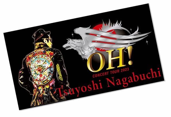 長渕剛 Tsuyoshi Nagabuchi Concert Tour 2023 OH! ビッグタオル (横Ver.)