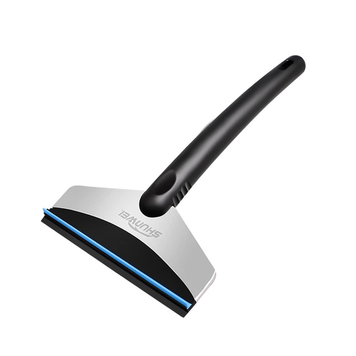 EMILY'S SHOP 車用雪かき アイススクレーパー 車フロントガラス雪落とし 霜 結氷 除去用具 小型 軽量 自動車用 雪対策 (ブルー)(4)