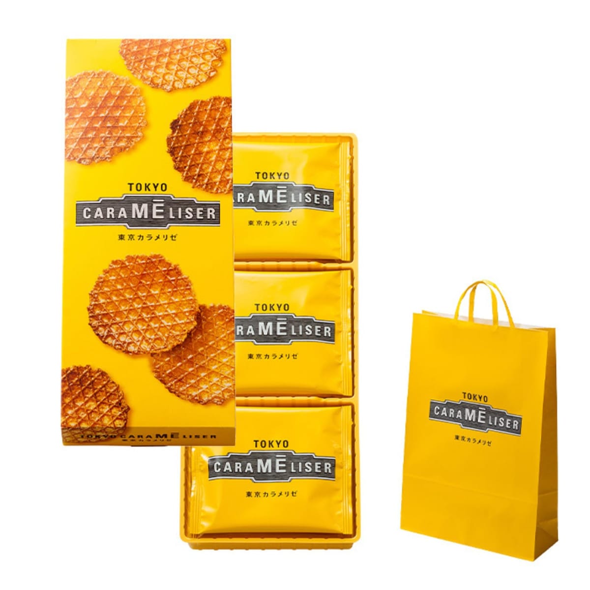 【手提げ袋付き】東京カラメリゼ (12枚入り) スイーツ 焼き菓子 御年賀 菓子折り 御挨拶 粗品 ギフト お菓子 記念品 景品 粗品 プレゼント 東京みやげ 手土産 ギフト プチチュー 上野風月堂 風月堂のサムネイル