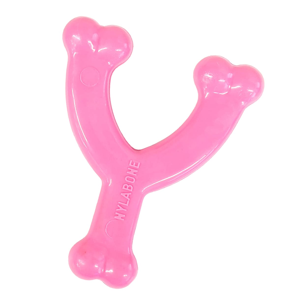 Nylabone Just For Puppies Petite Pink Wishbone Puppy Dog Chew Toy by Nylabone