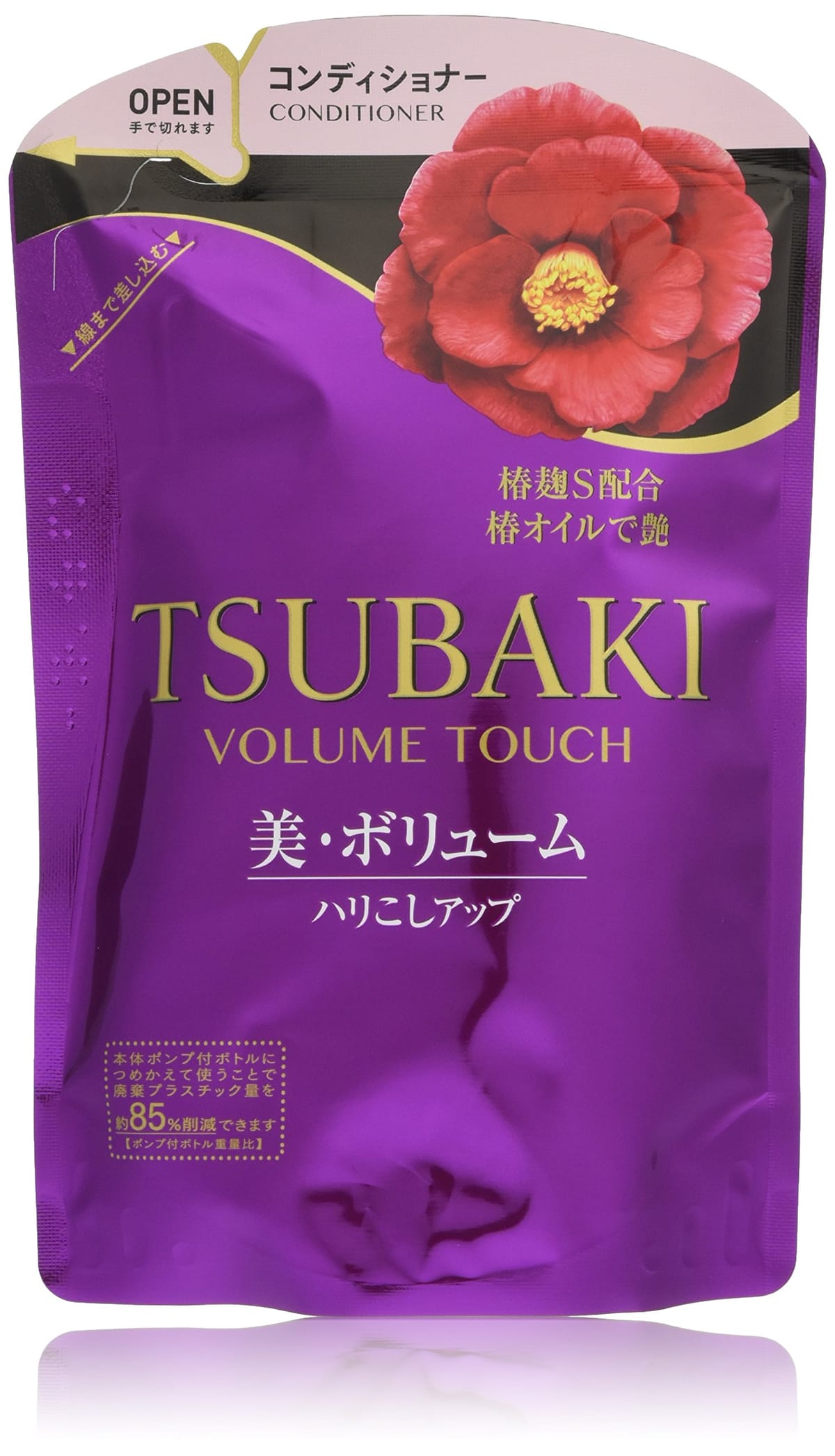 TSUBAKI ボリュームタッチ コンディショナー 詰め替え用 (根元ぺたんこ髪用) 345ml