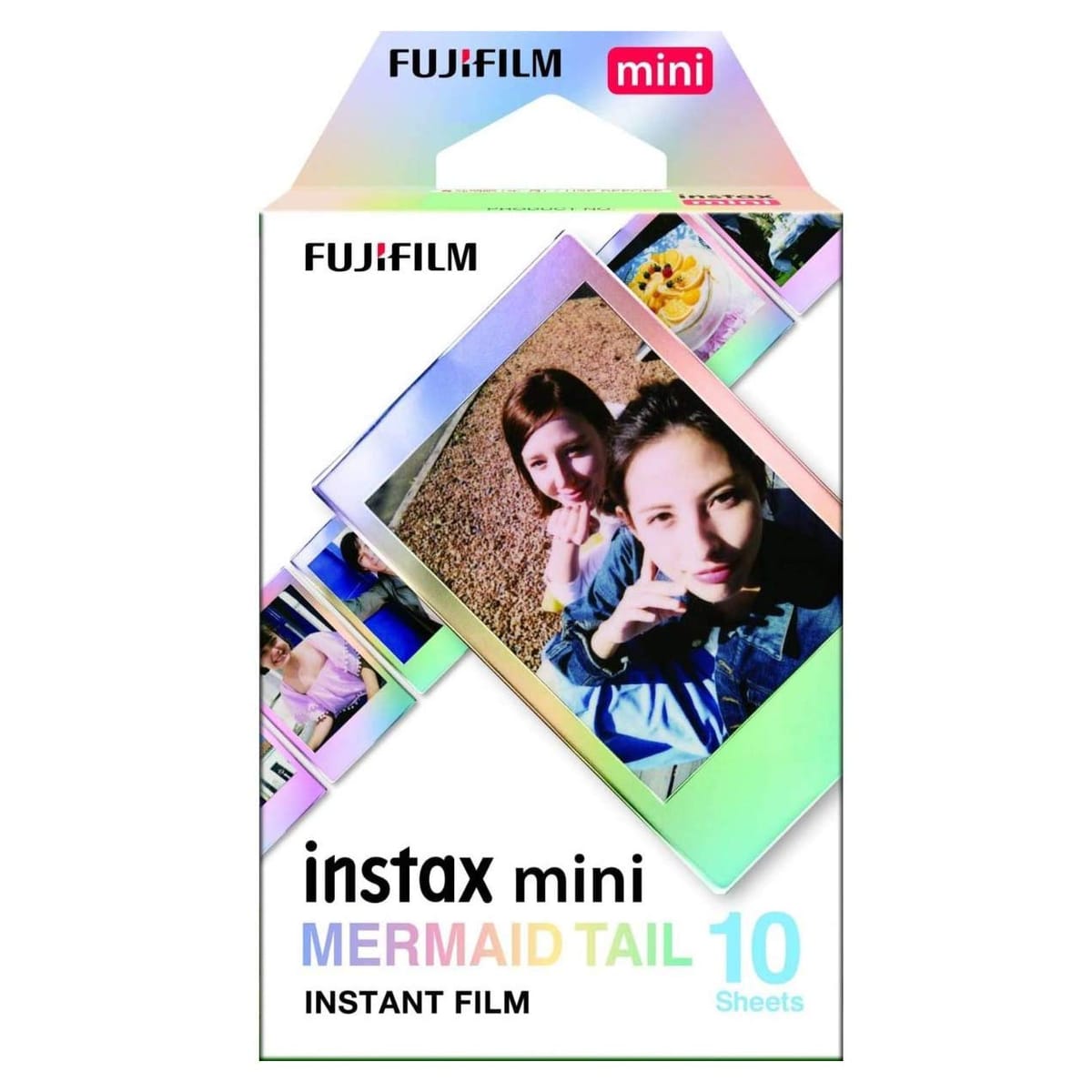 富士フイルム(FUJIFILM) インスタントカメラ チェキ用フィルム 10枚入 絵柄 (マーメイドテイル) INSTAX MINI MERMAID TAIL WW 1