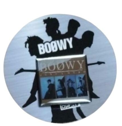 BOØWY BOOWY ボウイ ボーイ ガチャ ピンバッジ ピンズ ピンズカプセル THE ARTIST COLLECTION 1986 JUST A HERO ジャストアヒーローのサムネイル