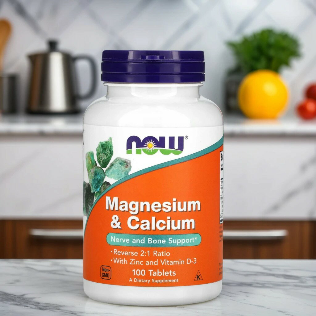 Now Foods ナウフーズ カルシウム＆マグネシウム 100粒 Calcium & Magnesium 100 tablets [並行輸入品]
