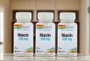 【3個セット】Solaray ナイアシン Niacin 100mg 100粒×3セット 合計300粒