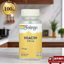 Solaray ナイアシン 500 mg ベジキャップ 100錠