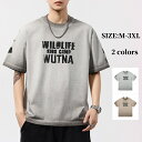 半袖Tシャツ 綿Tシャツ メンズTシャツ 英語柄 丸首 サマーTシャツ クルーネック カジュアルTシャツ 涼しい 夏Tシャツ 五分袖Tシャツ 柔らかい 快適 ゆったり イージーTシャツ 普段着 学生 高校生 男性ファッション 上着 夏服 夏物(4)