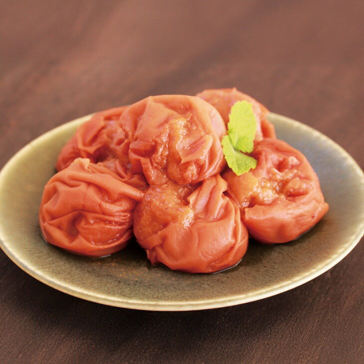 減塩 紀州産南高梅 つぶれ梅 塩分約3％ 300g×4パック 1.2kg