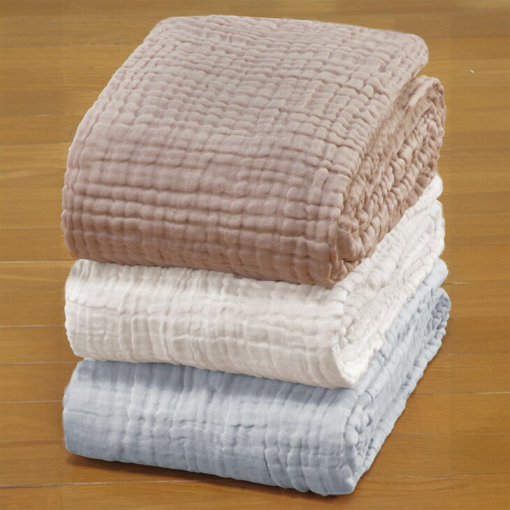 綿100％ふんわり6重ガーゼケット 2