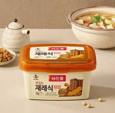 ヘチャンドル 味噌 1kg【1個】テンジャン デンジャン /韓国食材/調味料/韓国ソース/韓国味噌/在来式味噌/味噌汁