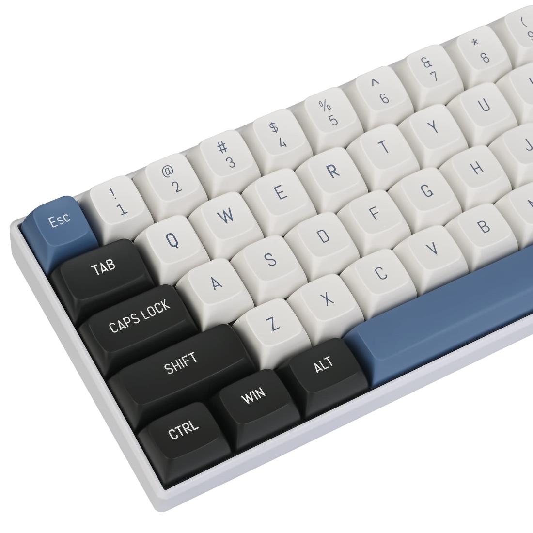 arctic circle CSAカスタムキーキャップ、160キーダブルショットキーキャップセットはCherry/Gateron MXスイッチ60%/64/GK61ゲーミングメカニカルキーボード用