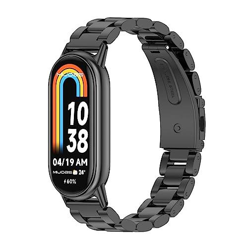 MIJOBS Xiaomi Mi Smart Band 7 Mi Band 8スマートバンド 6 替えバンド Mi Band 5/4/3バンド 交換用 腕..