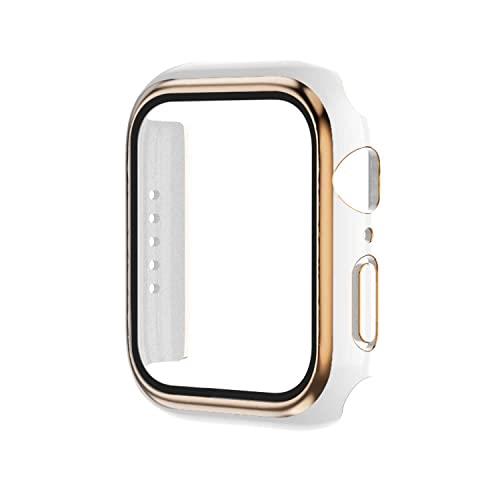 【2023強化版】AMAPC for Apple Watch ケース Apple Watch Series 6/SE/5/4 44mm 用 ケース 一体型 apple watch 用 カバー アップルウォッチ ケース 全面保護 耐久性 傷防止 Apple Watch 6/SE/5/4 44mm対応 日本旭硝子材 二重構造 apple watch 用カバー アップルウォッチ ケ