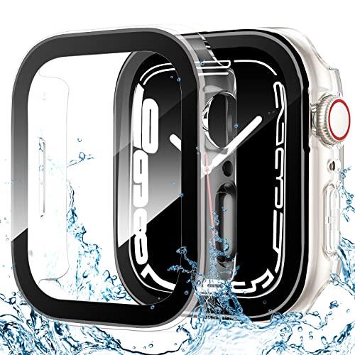 [AMAPC] 【2023強化版】 for Apple Watch ケース Apple Watch ケース 対応 IP68完全防水 バンド 水泳・..