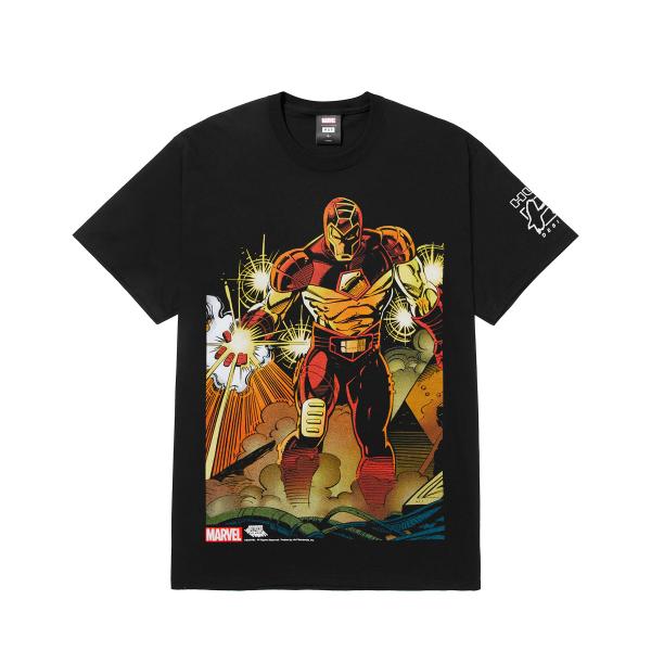 HUF X AVENGERS I AM IRON MAN TEE ハフ Tシャツ メンズ 正規取扱店 1